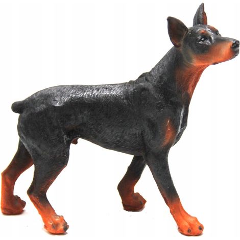 Figura elegante de perro Doberman (1/5)