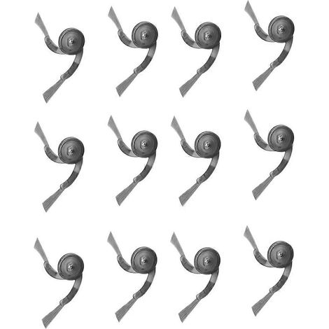 Lot de 12 brosses latérales pour Roborock Qrevo 5AE/Qrevo C/Qrevo C Pro/Qrevo Curv 2 Pro balayeuse accessoires de balayeuse (1/5)