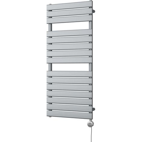 Typhoon - Silver Electric Towel Rail H1156mm x W500mm 600w Thermostatic (1/3)
