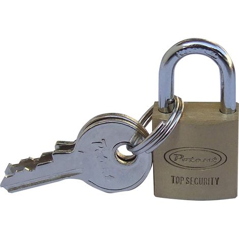 Lucchetto 2700 Potent Ottone Arco Cromato Chiavi 2 17 mm 12 Pezzi