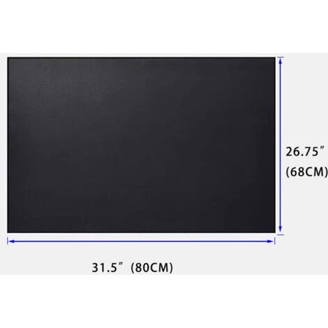 Tapis de gril, protection de sol, base antidérapante, lavable, 80 x 68 cm, anthracite (1/5)
