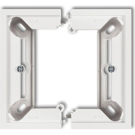 Karlik deco / mini blanco Caja individual de montaje en superficie, decoración plegable, mini DPU-1