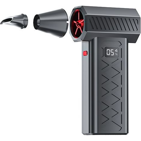 Aspirapolvere senza fili Mini - ventilatore - asciugacapelli - Ventilatore - Ventilatore ricaricabile Ventilatore - auto Pulizia - Nero - ABS (1/5)