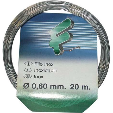 Edelstahldraht 0,6 mm Rolle 20 m Sc - Filomat