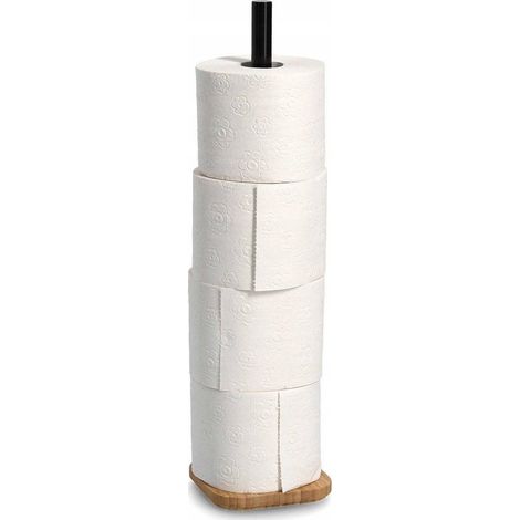 Zeller Modello Supporto per Carta Igienica in Bambù Marrone 46 cm