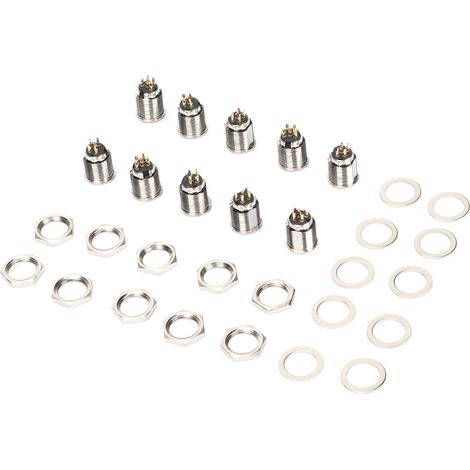 Prise jack XLR 5 broches mâle métallique, montage sur panneau, base à 3 broches pour microphone (1/5)