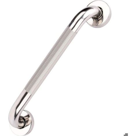 Barre D Appui - Acier Inoxydable 201 - 40 Cm - Salle De Bain Douche Baignoire - 1 Piece (1/4)