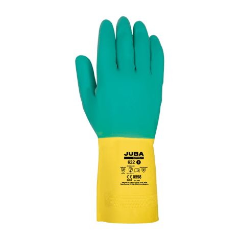 GUANTE LATEX 622 T-10/10,5 BICOLOR - 600686