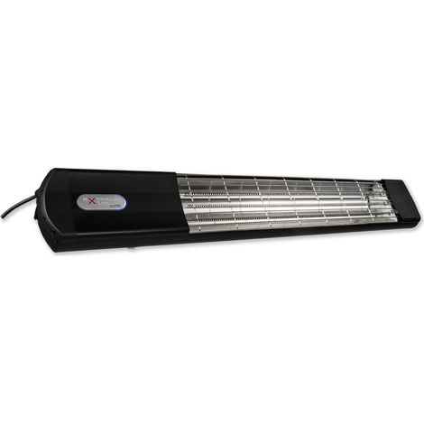 ExtremeLine HeatShine schwarz Carbon Infrarotstrahler 2700W mit Elsner Steuerungssystem