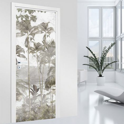 Stickers pour porte - Forêt - 63 x 205 cm - Adhésif MAT (1/2)