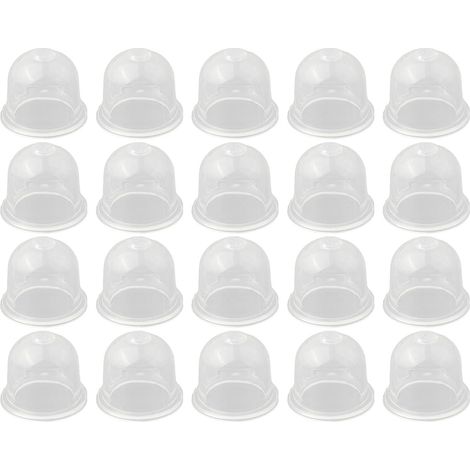 Lot de 20 ampoules d'amorçage pour s Zama C1U, C1Q, C1M, Craftsman & Echo GT/SRM, débroussailleuses et souffleuses, transparentes (1/5)