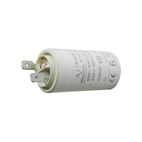 Condensateur 6.3 mf 470v – Pièce détachée pour hotte – Haute performance – Compatible avec modèles SAUTER 72X8290
