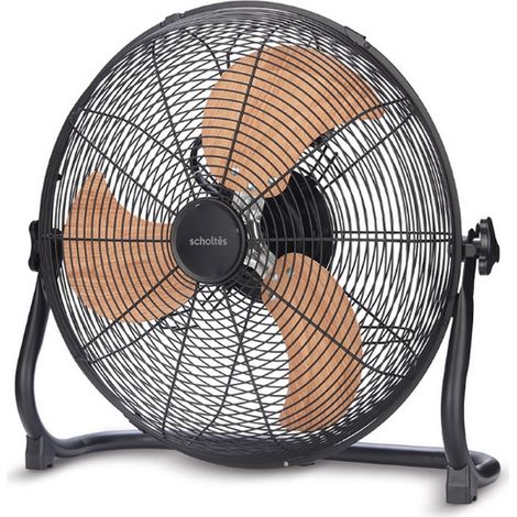Brasseur d'air 40cm 70w noir - Scholtes - SCVEL240PB