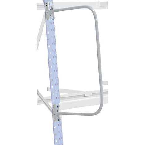 EPSIVOL : séparateur arceau extrémité gauche 750 x 500 mm gris perle - Manorga