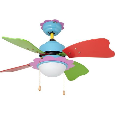 Orbegozo ventilador de techo con luz CC 62075, 3 velocidades, 4 aspas, sistema de ventilación reversible, 75 cm diámetro, 50 W (1/5)