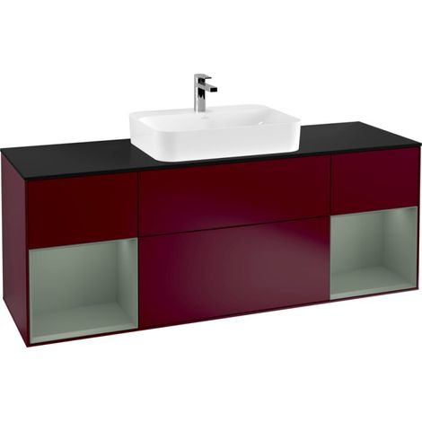 Villeroy & Boch F452GMHB Meuble sous-lavabo Finion F45 (1/2)