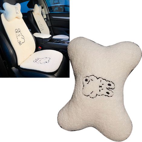 Coussin moelleux pour siège auto, forme adorable, bordure délicate, appui-tête confortable pour voiture, type 2 (1/5)
