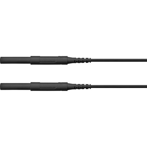 Schützinger HSPL 8568 / AWG16 / 50 / SW Cordon de mesure de sécurité mâle 4 mm mâle 4 mm noir 1 pc(s) Y369562
