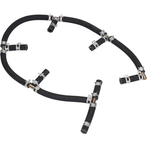 Ölrücklaufschlauch für Einspritzdüsen mit 3-Wege-T-Stück aus gekühltem Stahl für CAT E320C (1/5)