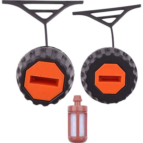 Bouchon de carburant Adefol, bouchon d'huile pour tronçonneuse Stihl 020 020T 021 023 024 025 026 028 034 034S 036 038 048 avec filtre à carburant (1/5)
