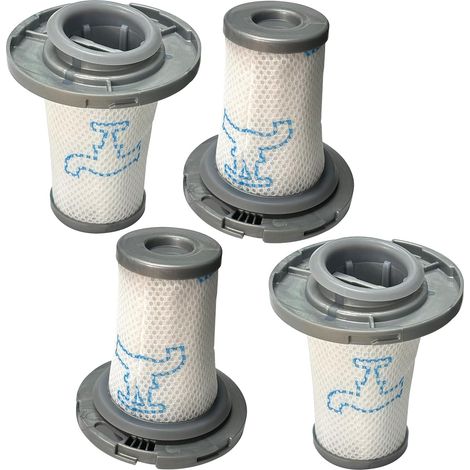 Lot de 4 filtres ZR009006 compatibles avec Rowenta X-Force Flex 8.60 RH96 Serie RH9611 RH9637 RH9638 RH9639 RH9677 RH9678 & X-PERT 6.60 RH68