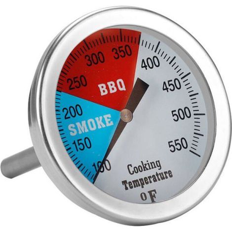 Thermomètre pour Barbecue Charbon de Bois Fumoir, 76mm Thermomètre four à pizza en Acier Inoxydable, pièces de Rechange pour Odipie (1/3)