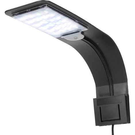 Lampe LED blanche et bleue à pince pour aquarium 10 W avec plantes aquatiques (1/5)