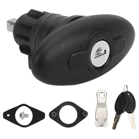 – 30-mm-Kabinetürschloss für Wohnmobile – Zinklegierung und Nylon – Türstärke 1–35 mm – Einfacher Entriegelungsmechanismus (1/5)