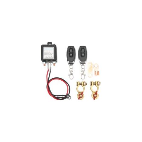 Decdeal DC12V Coupe Batterie à Distance, Coupe Circuit de Voiture Anti Vol Empêche La Décharge de La Batterie, Courant élevé Coupe Batterie Maître pour RV ATV Voiture Bateau, Distance de Contrôle(2) (1/5)