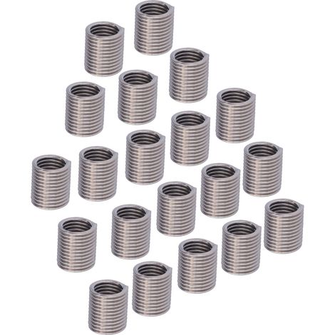 20 Stück Gewindereparatur M12 x 1,75 Drahtgewindeeinsatzmutter Spiraldrahtverlängerung Verbrauchsmaterial 2D (1/5)