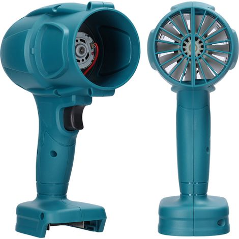 Ventilateur portable sans fil pour le camping et la randonnée, avec batterie au lithium et sèche-cheveux haute puissance TurboFan. (1/4)