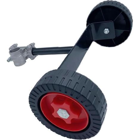 Roue de Remplacement en Caoutchouc et Acier Inoxydable 28mm, Accessoire Multifonctionnel pour Tondeuse Autoportée (1/5)