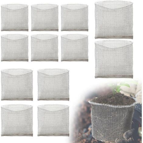 BUNTHAUS 12PCS Panier Anti Campagnol en INOX, Sac en Grilles d'acier Inoxydable Contre Les Rongeurs, Protection en Filet Métallique pour Racines des Plantes des Arbres, des Fleurs