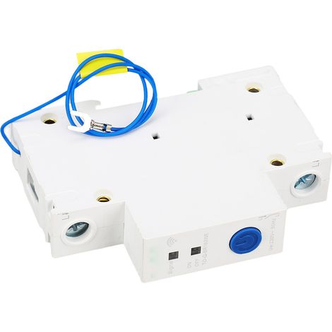 Disjoncteur 1P 230V avec commande à distance par application, montage sur rail DIN, interrupteur intelligent PA66, Wi-Fi 2,4 GHz, intensité nominale 25 A