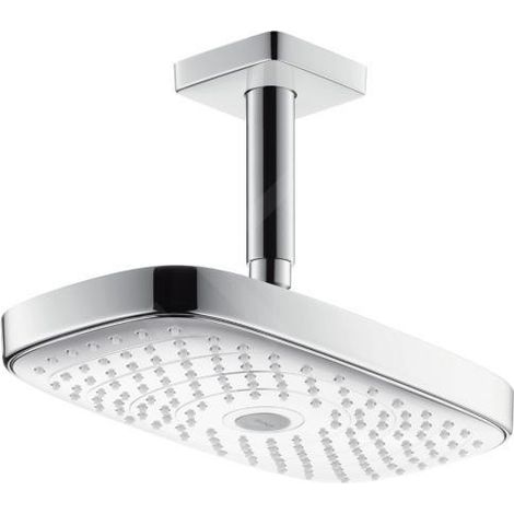 Tête de pulvérisation RAINDANCE SELECT E 300 2jets DN 15 avec fixation au plafond 100 EcoSm blanc/rouge (1/5)