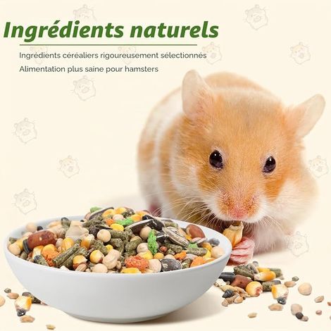 Hamster food, guinea pig food, participates in natural tooth wear (1/4)
