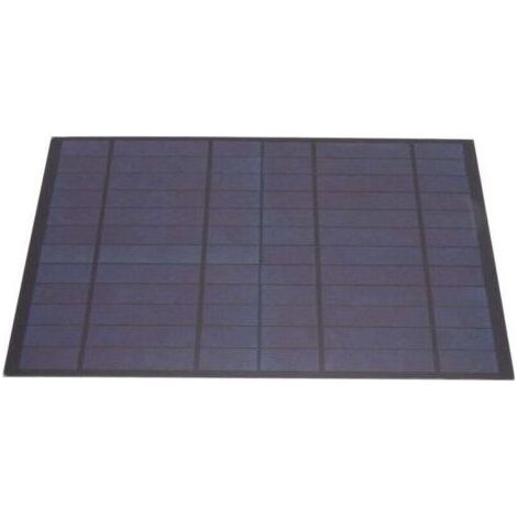Panneau Solaire 6V 10W Polycristallin Chargeur Portable pour Camping Randonnée Alpinisme (1/4)