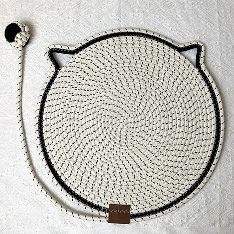 Tappetino rotondo/tappetino per graffiare le zampe del gatto, diametro 20 pollici (1/2)