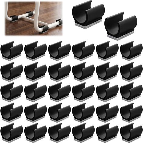 32 Pieces U Shape Felt Chair Pads Cantilever, U-Shaped Chair Pads (1/5)