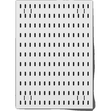 Almacenamiento de oficina, altura ajustable, ecológico, panel perforado blanco 2 (1/2)