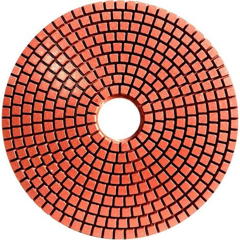 Disques de polissage diamantés flexibles de 150 mm (150 mm) pour utilisation à sec ou humide, pour béton, granit et marbre, grain 30 à 3000. (1/5)