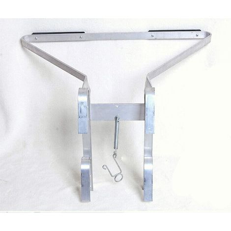 Ladder Stand Off I-Shape Aluminium Lightweight Safety Rubber Buffers, Ladder Stay Fit Universal Ladders
