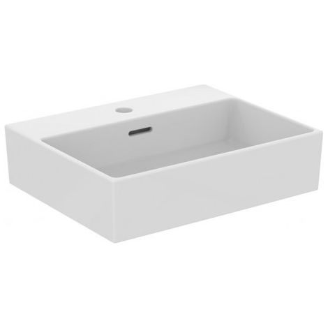 Lave-mains supplémentaire IS, 1 HL, avec vidange, 500x400x125mm, blanc avec IdealPlus