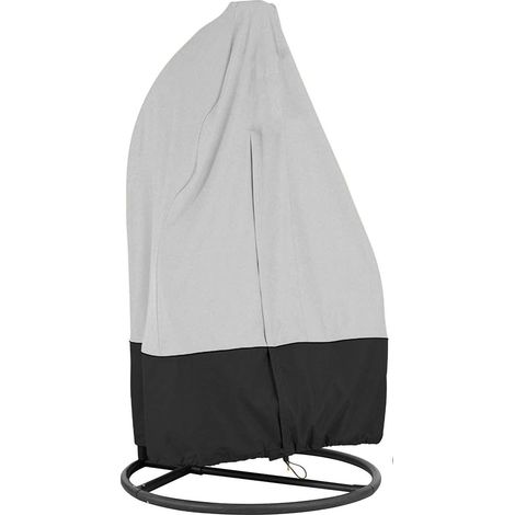 Vtizikl Jardin Rotin Osier Fauteuil Suspendu Imperméable Housse Meuble - Housse de Protection pour œufs Chaise -Couverture en 210D OxforPolyester PVC Revêtement (1/5)