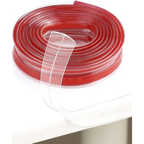 Silikon-Kantenschutz, Tischeckenschutz, Eckenschutz für Schränke, Tische, Schubladen, 15 mm x 15 mm breit, 2 m lang (1/4)