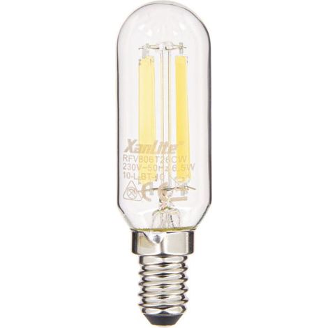 Xanlite – Ampoule LED E14 T26 6,5W 806 lumens blanc neutre – Spéciale hotte et frigo – Durée de vie 15000h – RFV806T26CW