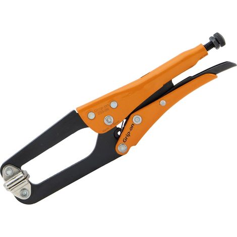 Pince en acier GRIP-ON, 239 mm, avec pivots moletés pour la construction (1/3)