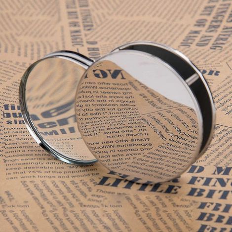 Loupe de poche pliable 20x avec étui en métal, loupe de lecture portable et pliable
