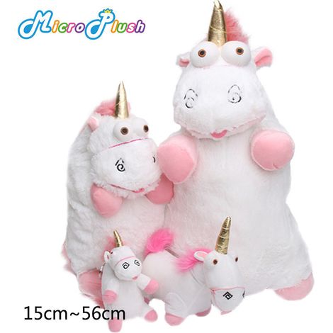 Niedliches Minions-Plüschtier aus der Ich – Einfach unverbesserlich-Kollektion, Einhornkissen 60 cm, dekoratives Kuscheltier für Kinder (1/4)