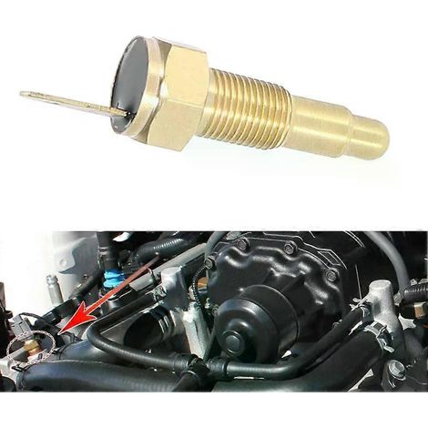 Für Kühlerlüfter-Thermosensor-Schalter, Motorkühlerlüfter-Temperatursensor-Schalter für Autos 1/8 NPT 210 Grad Ein 145 Grad Aus-JXLGV (1/4)